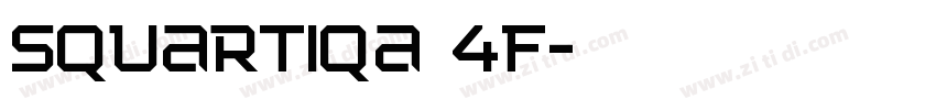 Squartiqa 4F字体转换 Squartiqa 4F字体转换